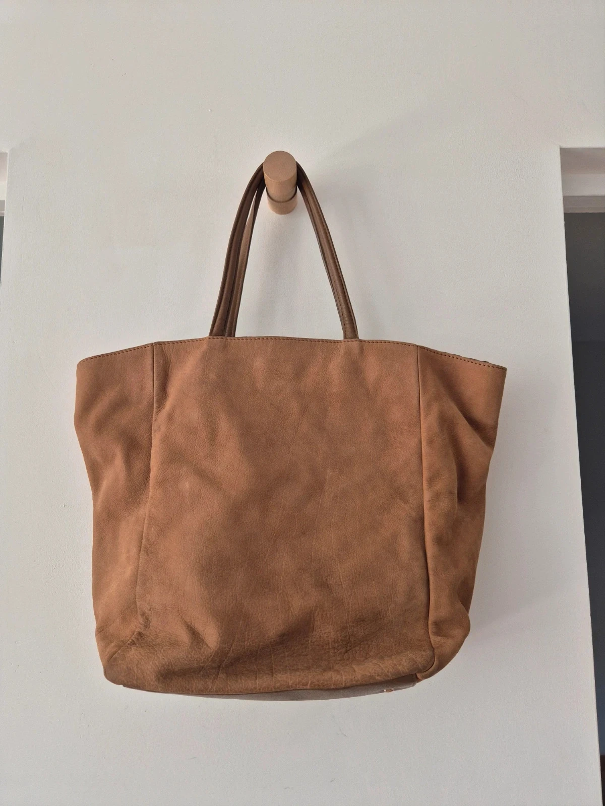 Sac à main Galerie Lafayette brun beige – photo 2